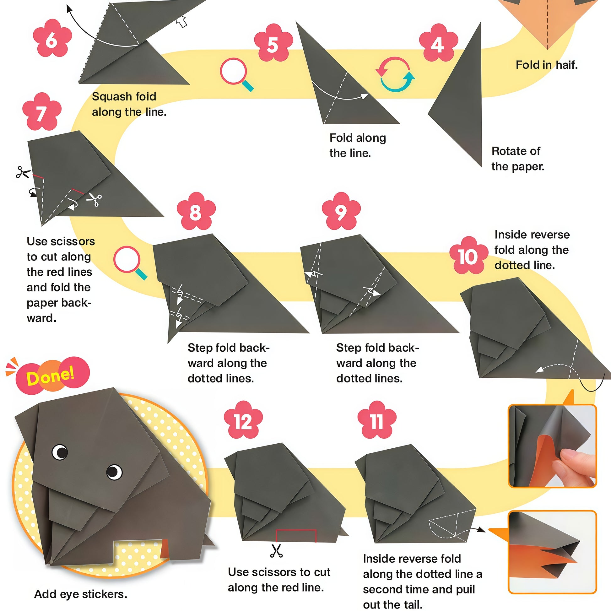 Step-by-step_animal_origami_tutorial_for_kids_printable_PDF_lion_and_tiger_2